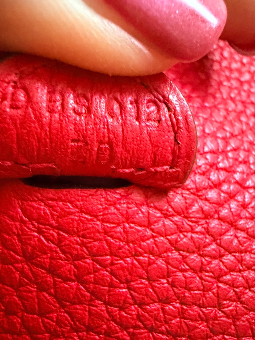 Authentic Hermes Evelyne TPM in Rouge PHW - Picture 14 of 16